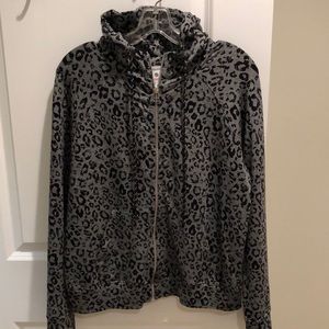 Animal print hoodie